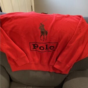 Polo by Ralph Lauren Red Men's Sweater